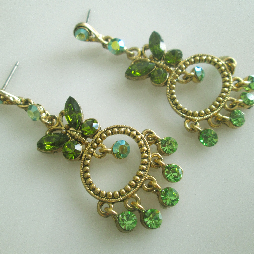 New Rucinni Swarovski Crystal Butterfly Earrings